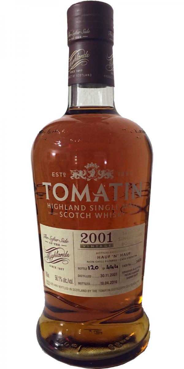 Tomatin 2001 Selected Single Cask Bottling