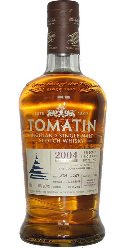 Tomatin 2004 Selected Single Cask Bottling