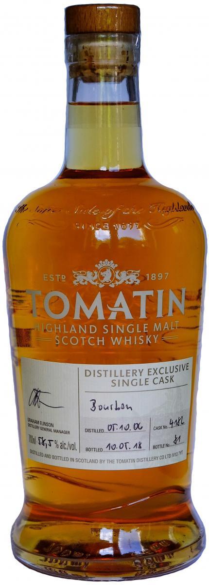Tomatin 2006 Distillery Exclusive - Single Cask