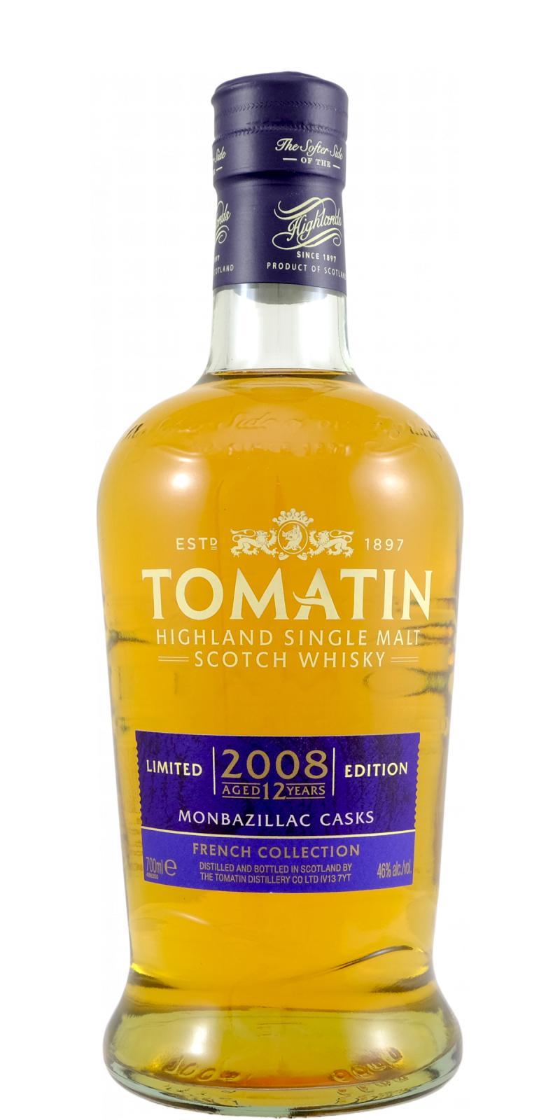 Tomatin 2008 French Collection - Monbazillac Casks