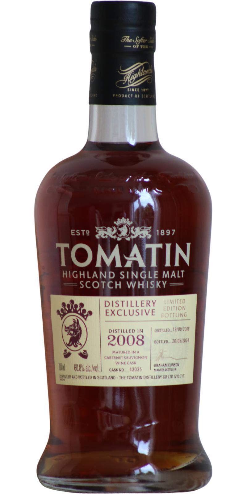 Tomatin 2008 Distillery Exclusive