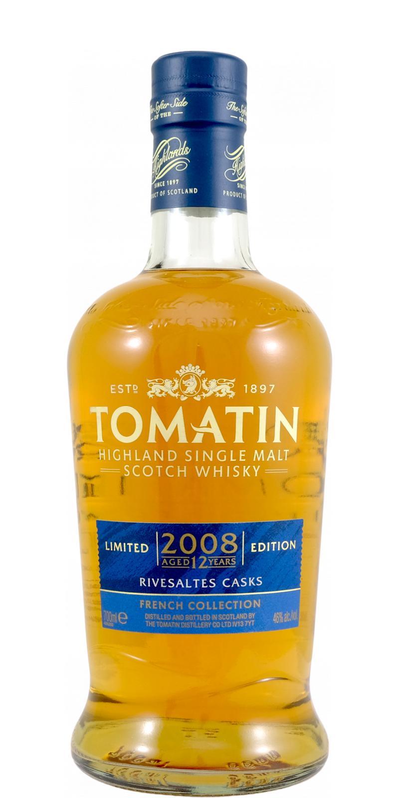 Tomatin 2008 French Collection - Rivesaltes Casks