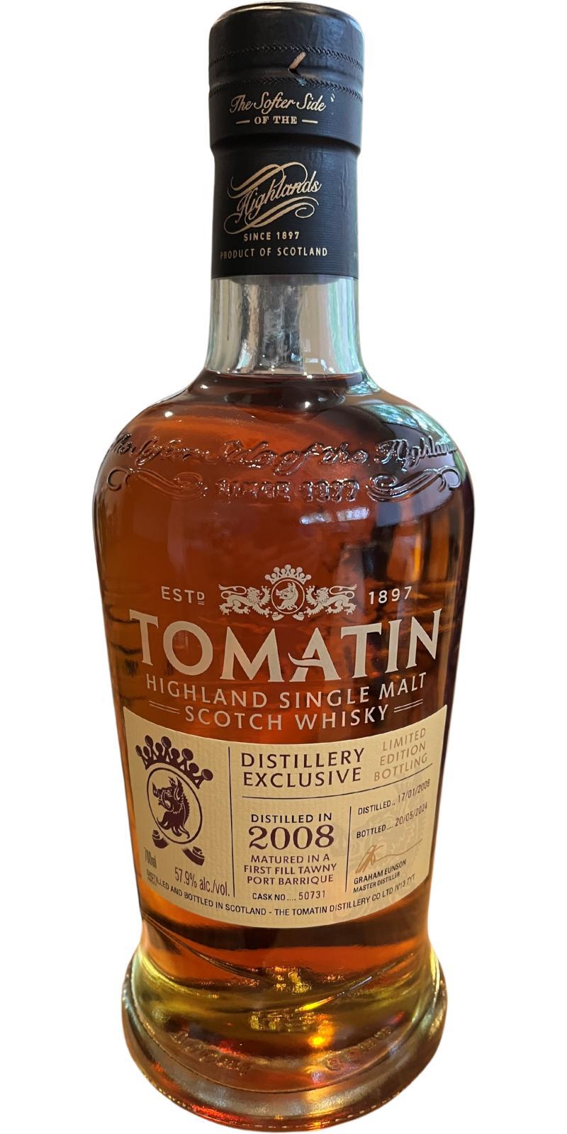 Tomatin 2008 Distillery Exclusive