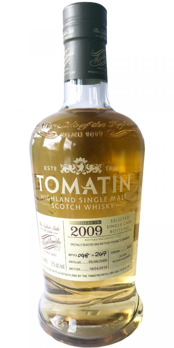 Tomatin 2009 Selected Single Cask Bottling
