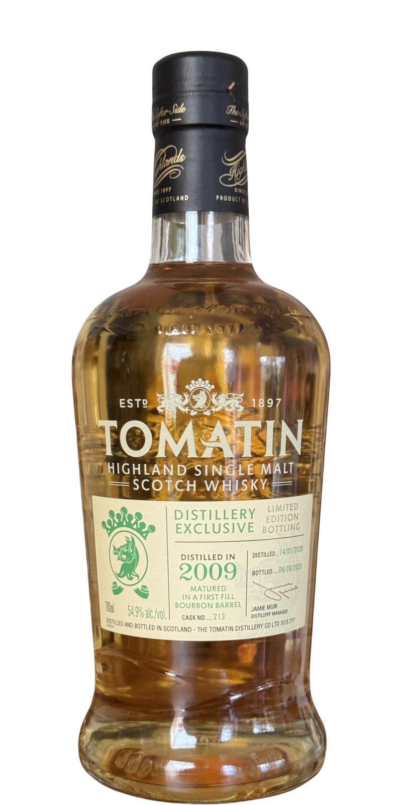 Tomatin 2009 Distillery Exclusive