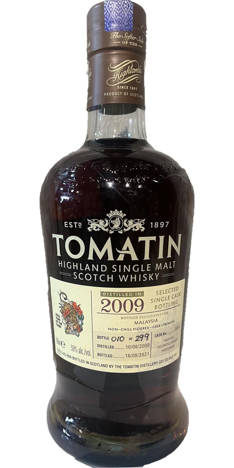 Tomatin 2009 Single Cask