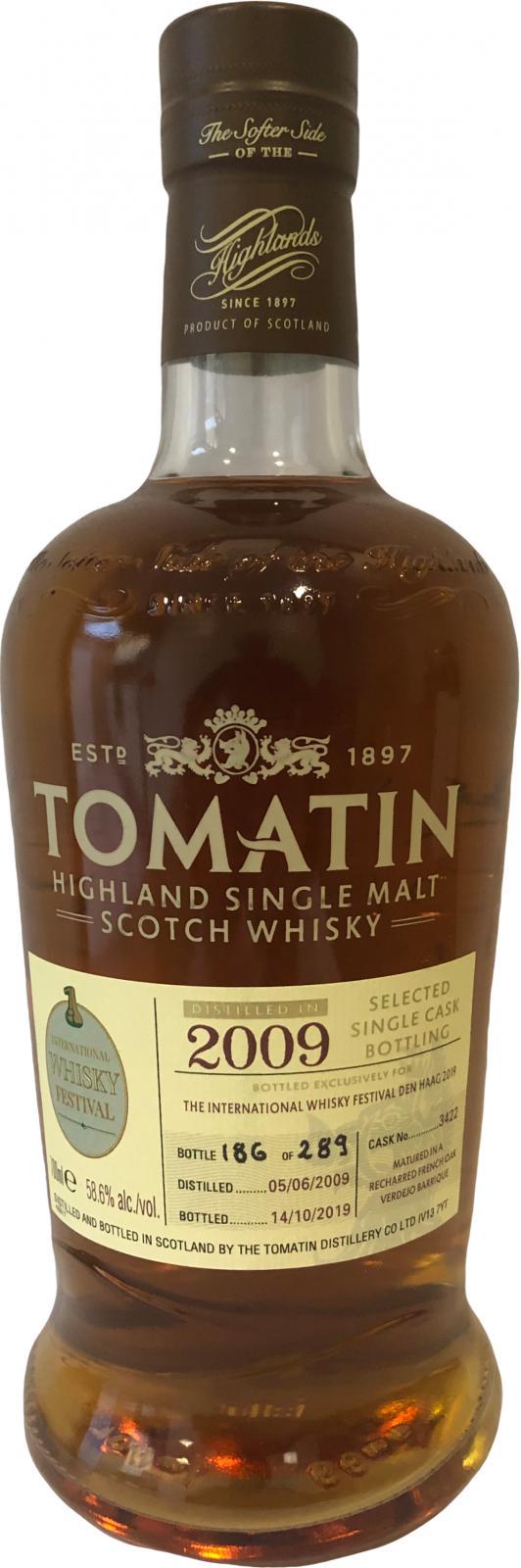 Tomatin 2009 Selected Single Cask Bottling