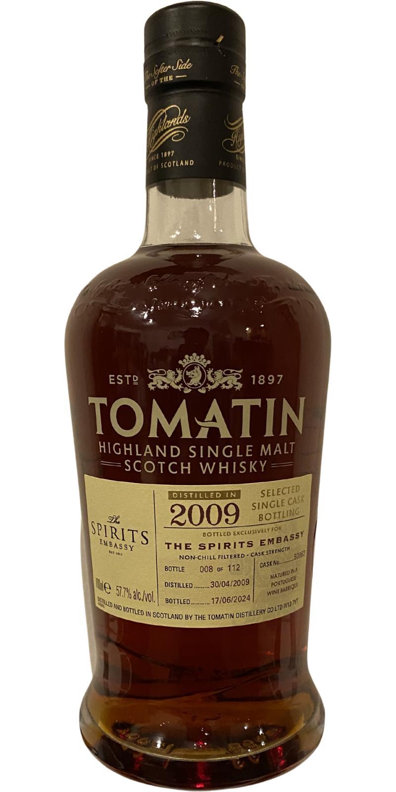 Tomatin 2009 Single Cask