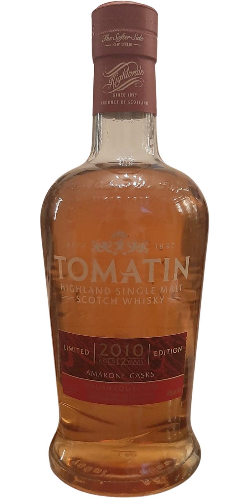 Tomatin 2010 Italian Collection - Amarone Casks