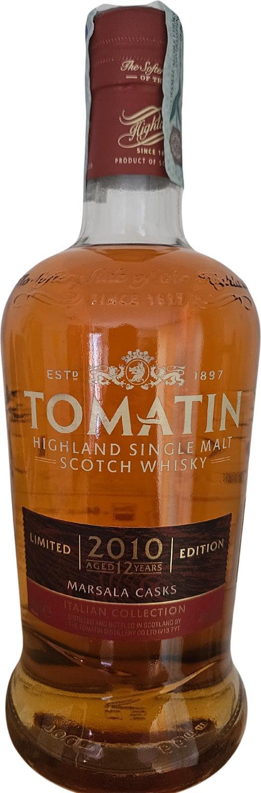 Tomatin 2010 Italian Collection - Marsala Casks