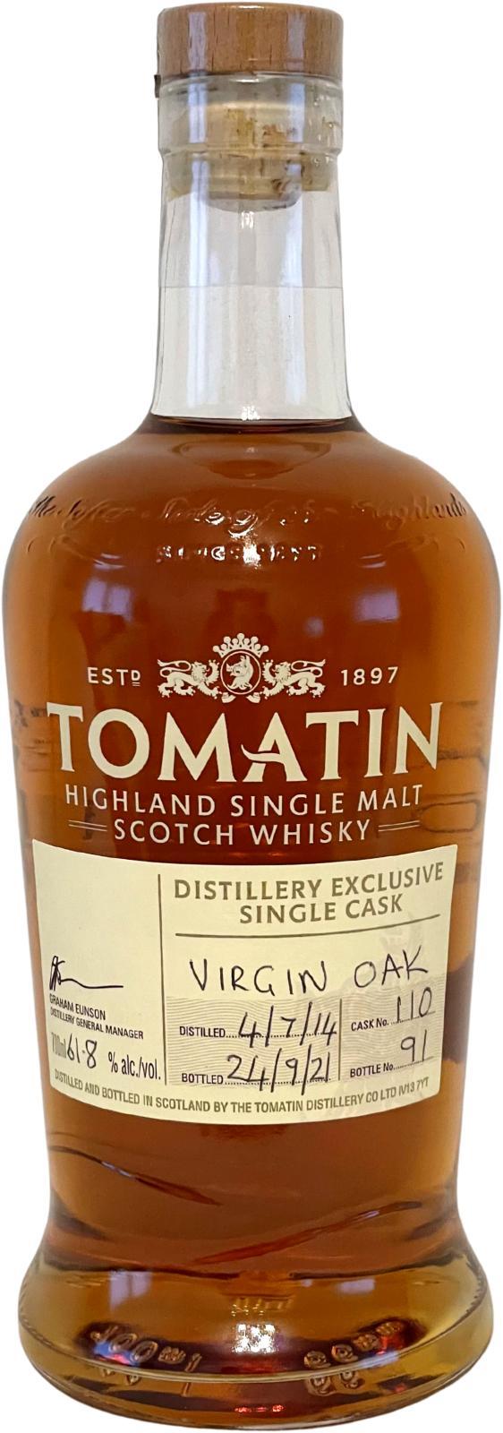 Tomatin 2014 Handbottled at Visitor Center