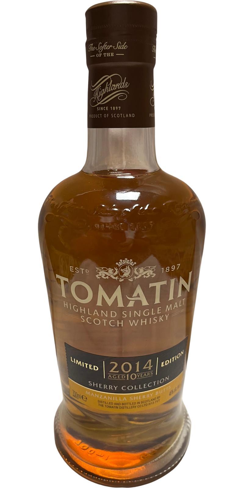 Tomatin 2014 Limited Edition - Sherry Collection - Manzanilla Sherry Butts