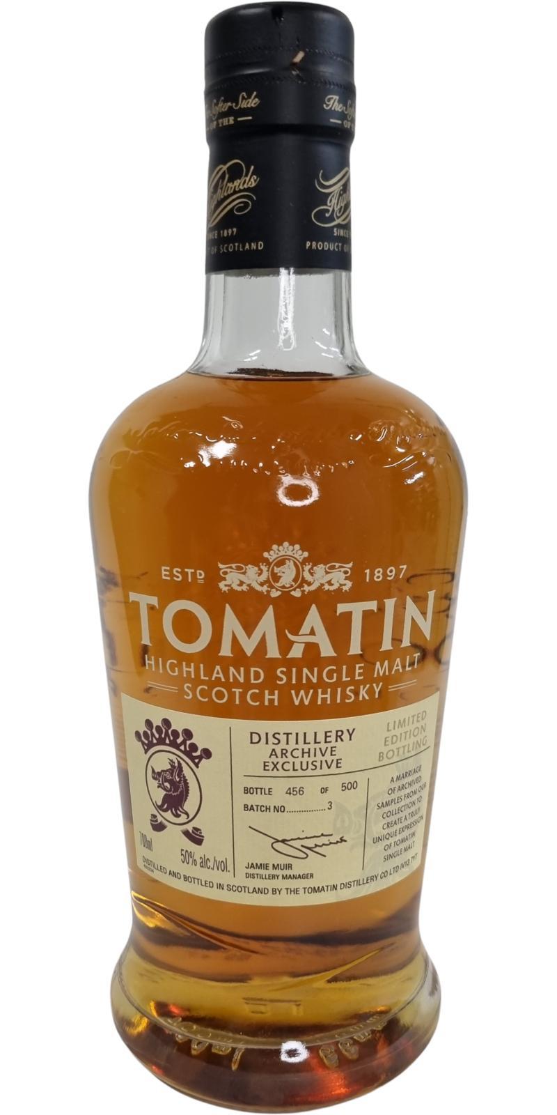 Tomatin Distillery Archive Exclusive