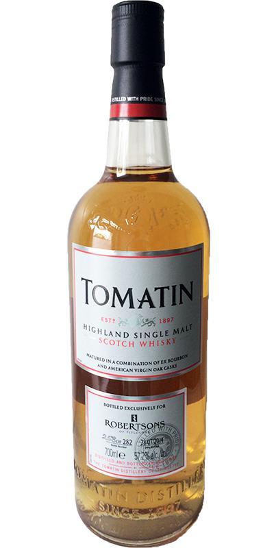 Tomatin Single Cask for Robertsons