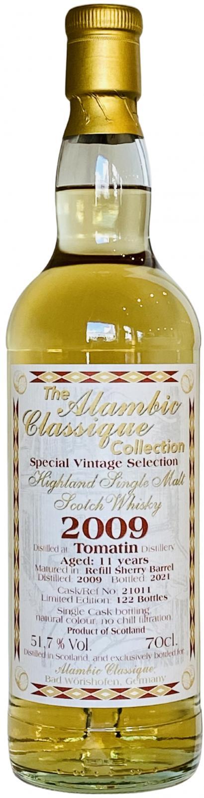 Tomatin 2009 AC Special Vintage Selection