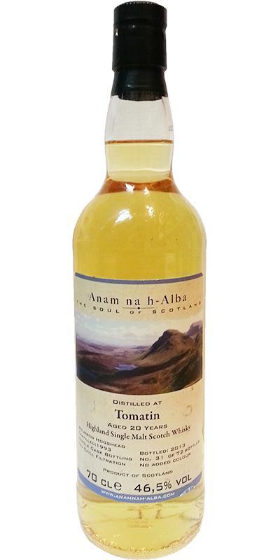 Tomatin 1993 ANHA The Soul of Scotland