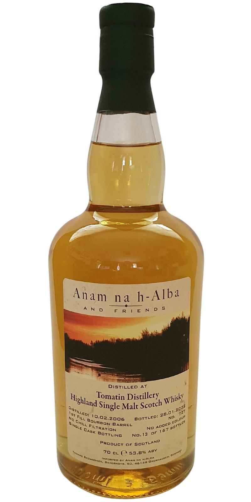 Tomatin 2006 ANHA