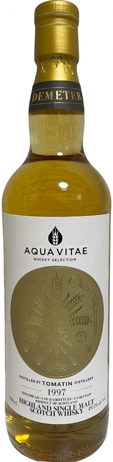 Tomatin 1997 AqV Whisky Selection