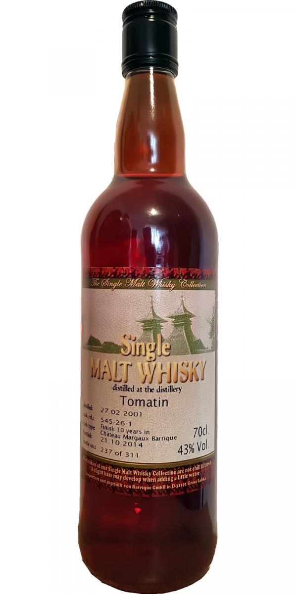 Tomatin 2001 Bq The Single Malt Whisky Collection