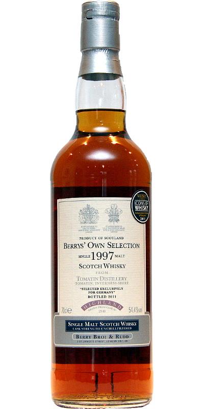 Tomatin 1997 BR Berrys' Own Selection