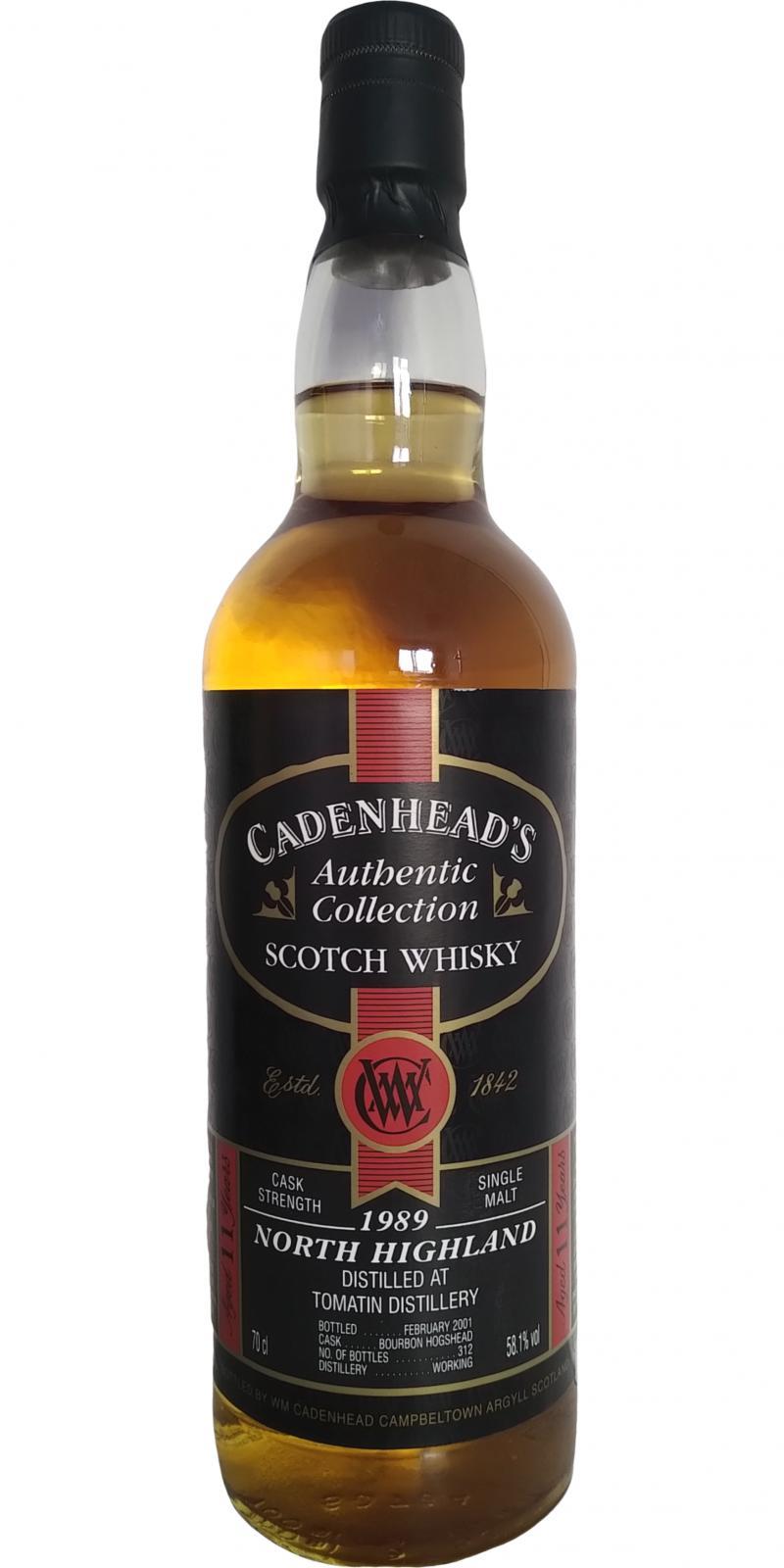 Tomatin 1989 CA Authentic Collection