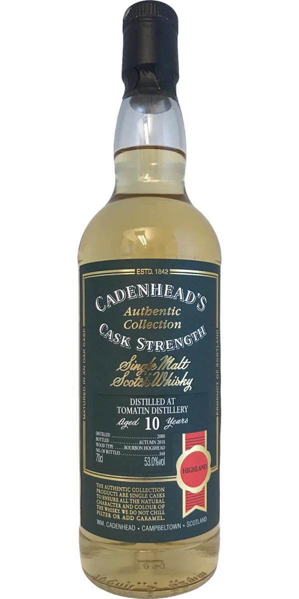 Tomatin 2008 CA Authentic Collection