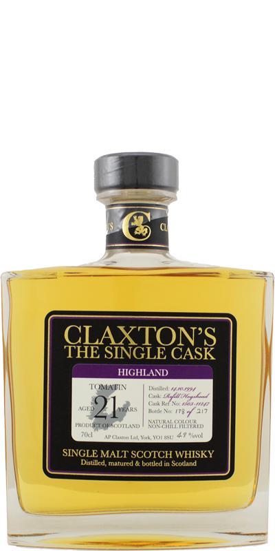 Tomatin 1994 Cl The Single Cask