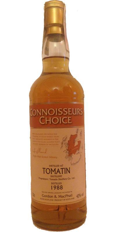Tomatin 1988 GM Connoisseurs Choice