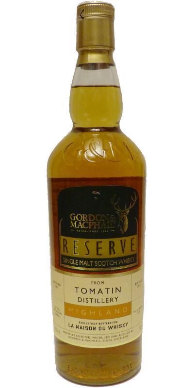 Tomatin 2001 GM Reserve