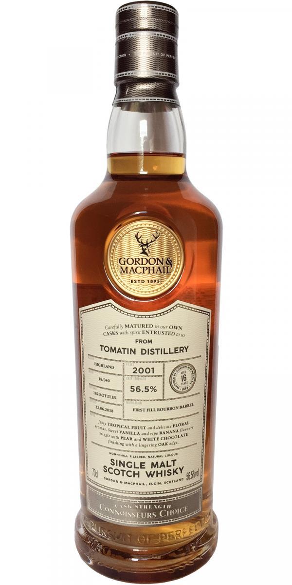 Tomatin 2001 GM Connoisseurs Choice - Cask Strength