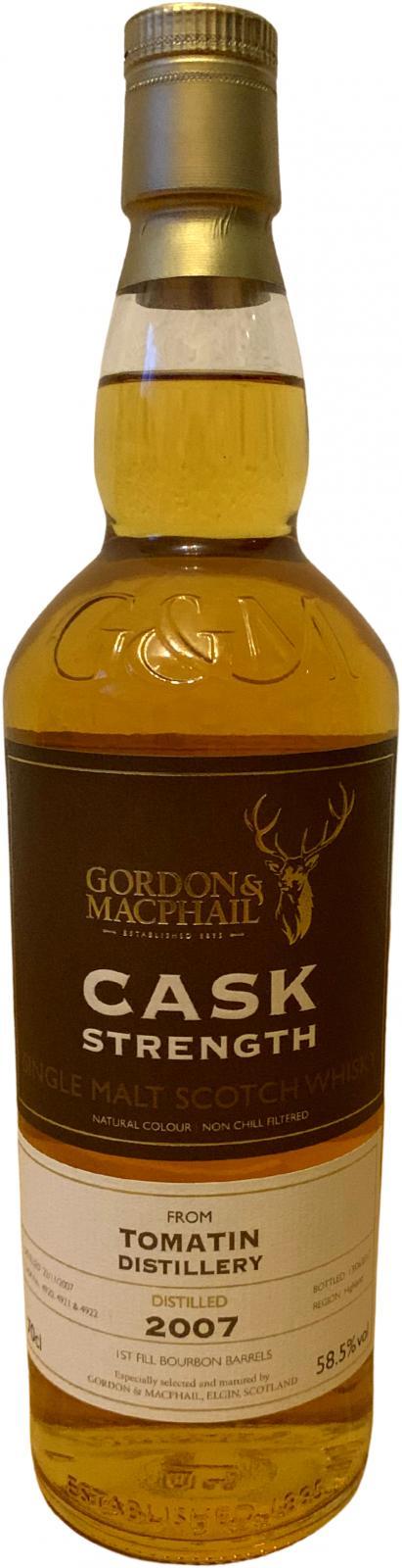 Tomatin 2007 GM Cask Strength