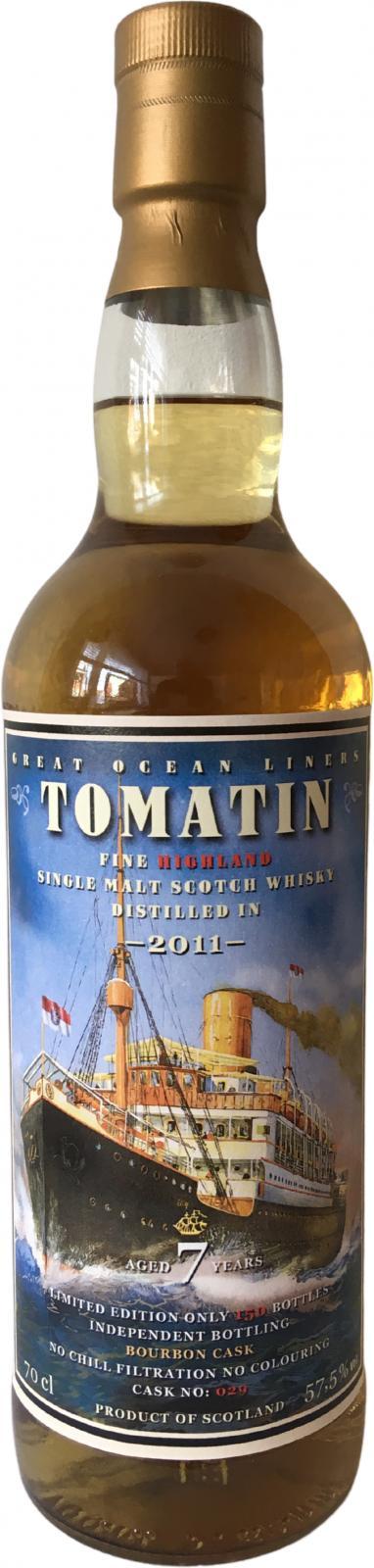 Tomatin 2011 JW Great Ocean Liners