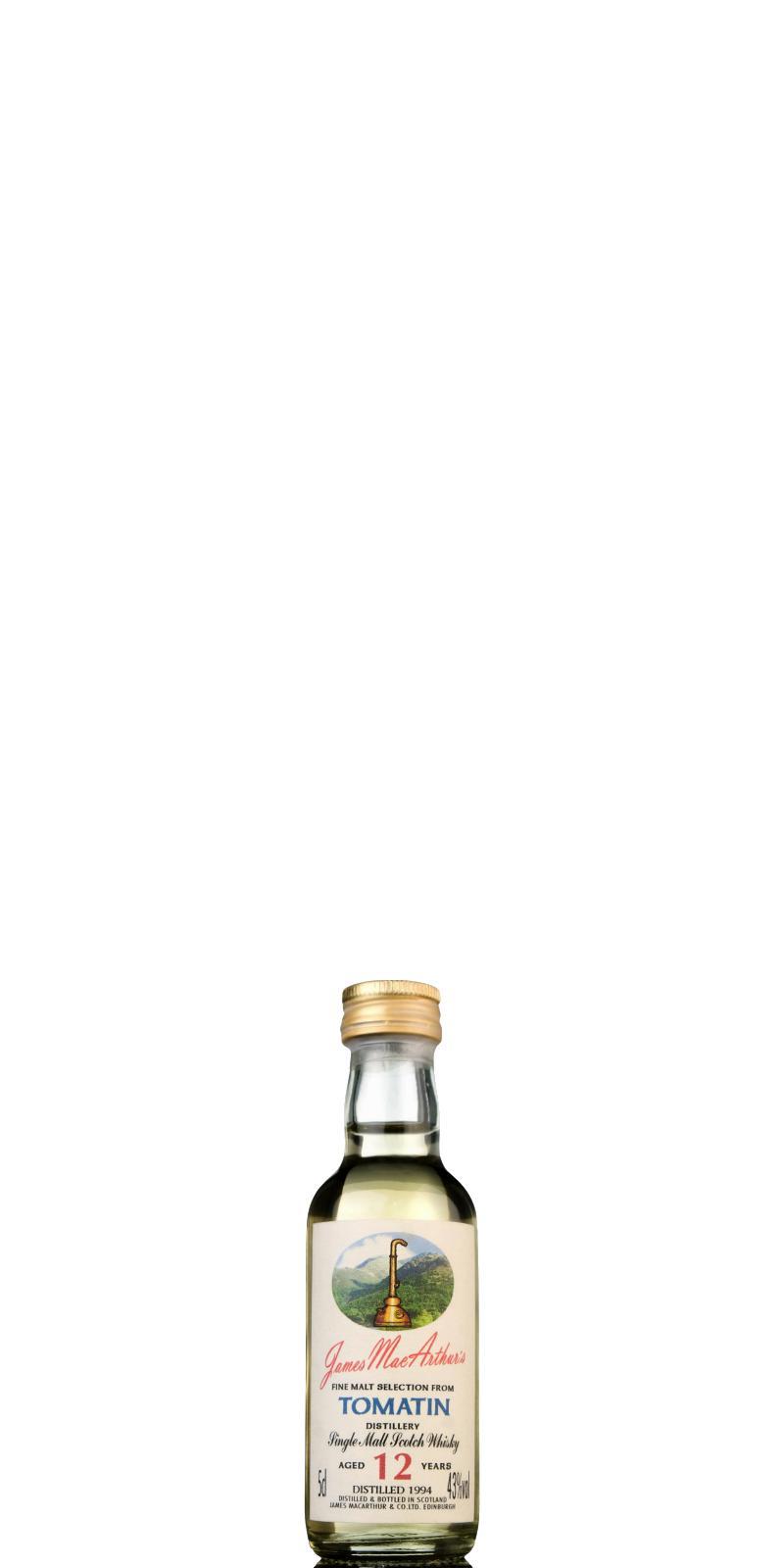 Tomatin 1994 JM Fine Malt Selection - Miniature