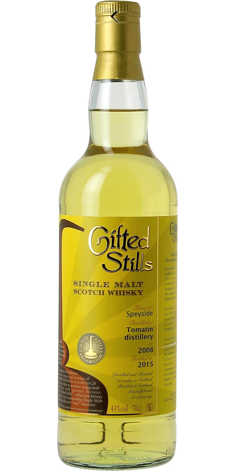 Tomatin 2008 JB Gifted Stills