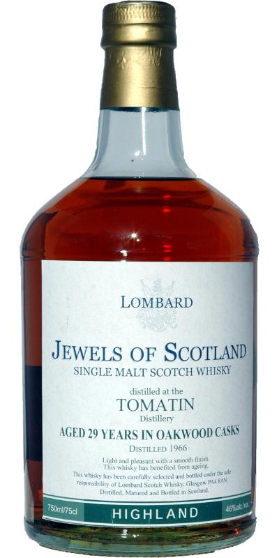 Tomatin 1966 Lb Jewels of Scotland