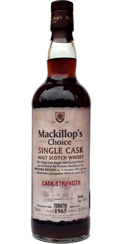 Tomatin 1965 McC Single Cask - Cask Strength