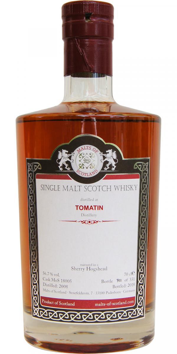 Tomatin 2008 Mos