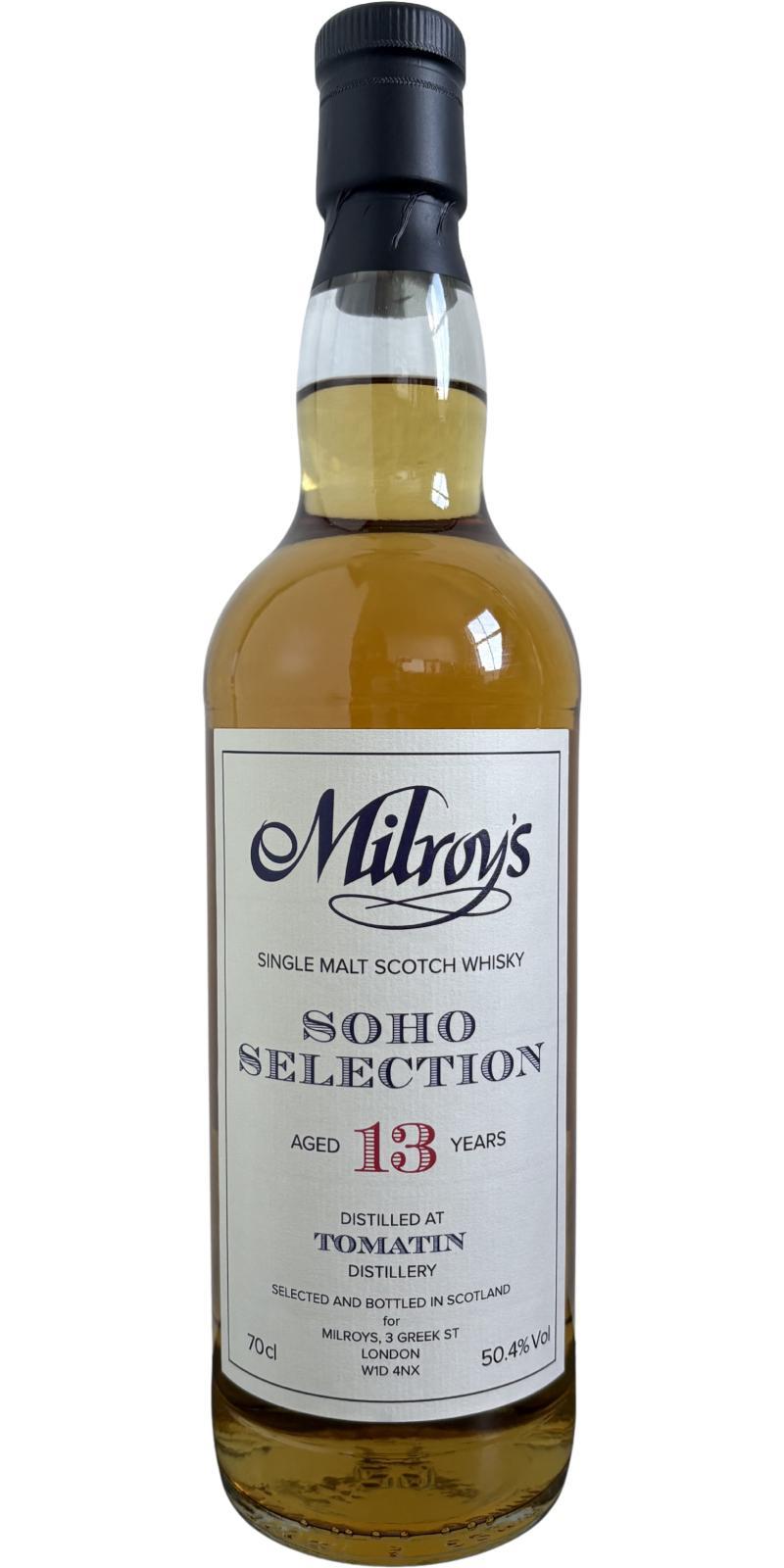 Tomatin 2010 Soh Soho Selection