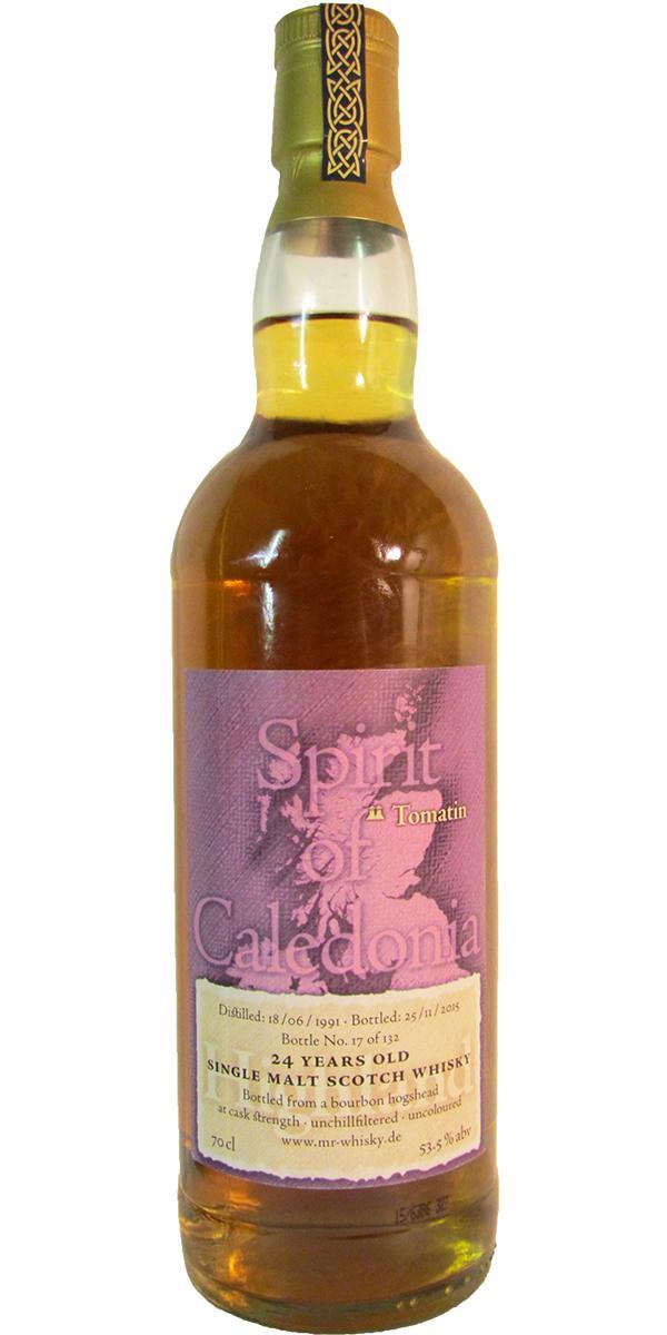 Tomatin 1991 MrW Spirit of Caledonia