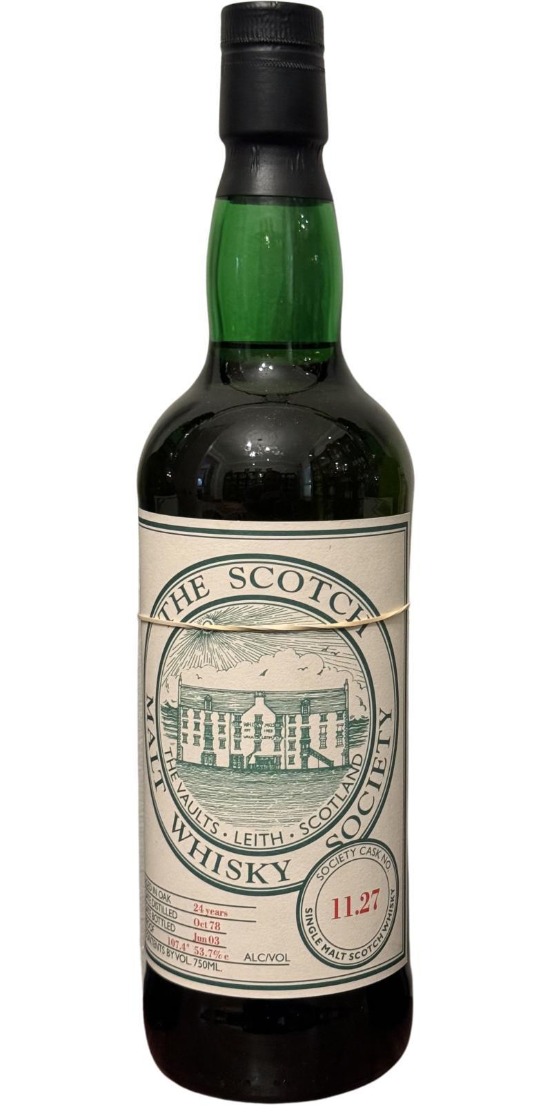 Tomatin 1978 SMWS 11.27