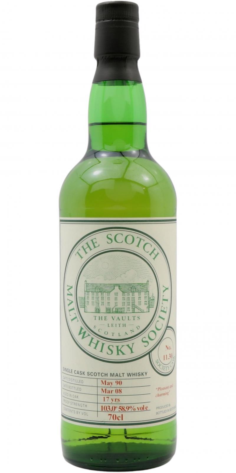 Tomatin 1990 SMWS 11.30 Pleasant and charming
