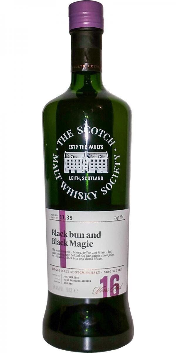 Tomatin 2000 SMWS 11.35 Black bun and Black Magic