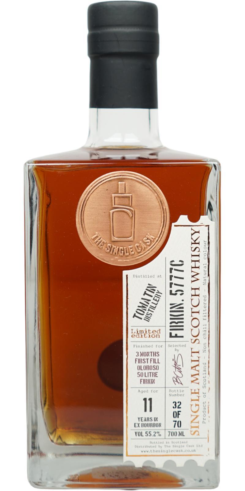 Tomatin 11-year-old TSCL The Single Cask