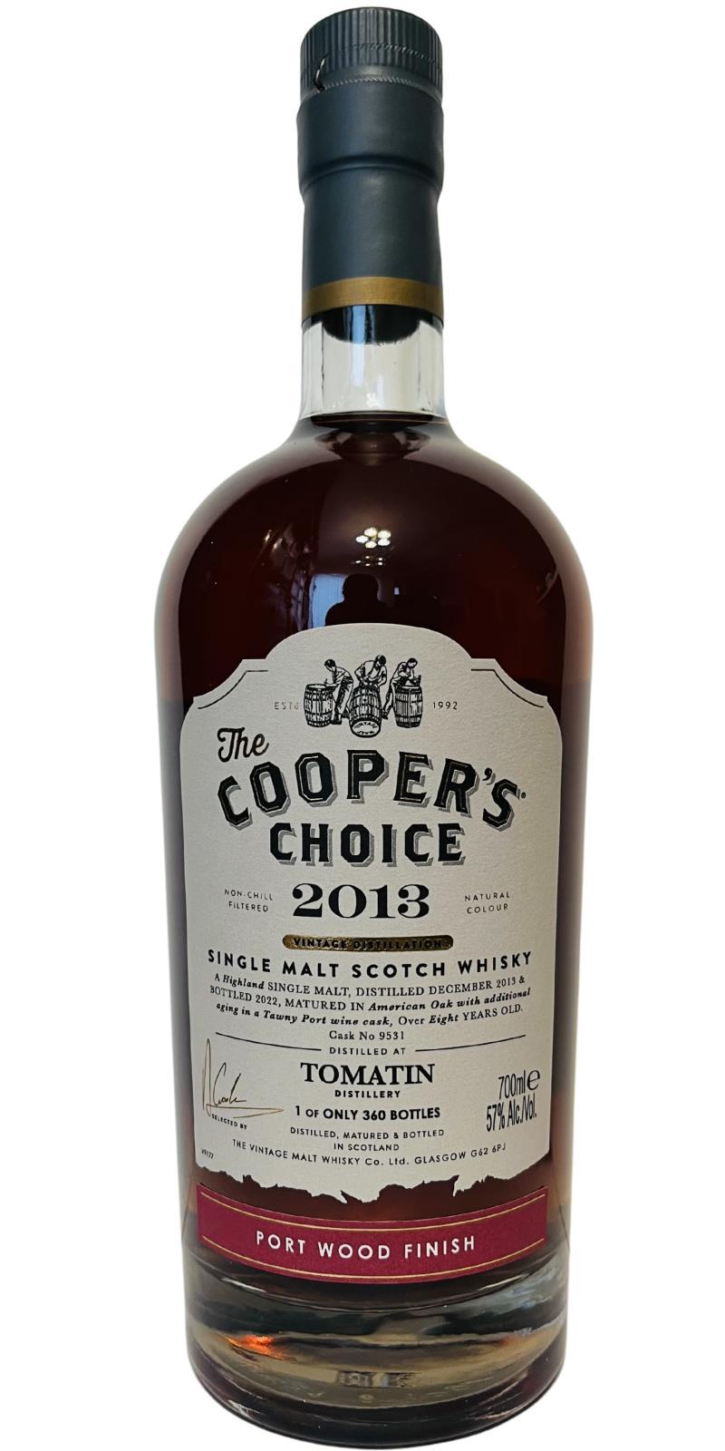 Tomatin 2013 VM The Cooper's Choice