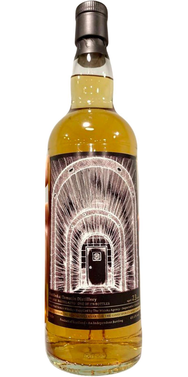 Tomatin 1997 TWA The Good Spirits & Casky