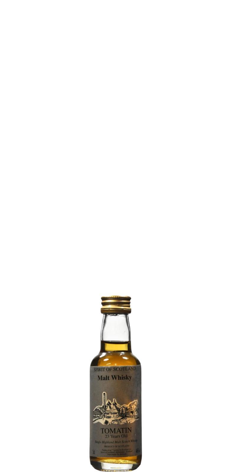 Tomatin 23-year-old UD Spirit of Scotland - Miniature