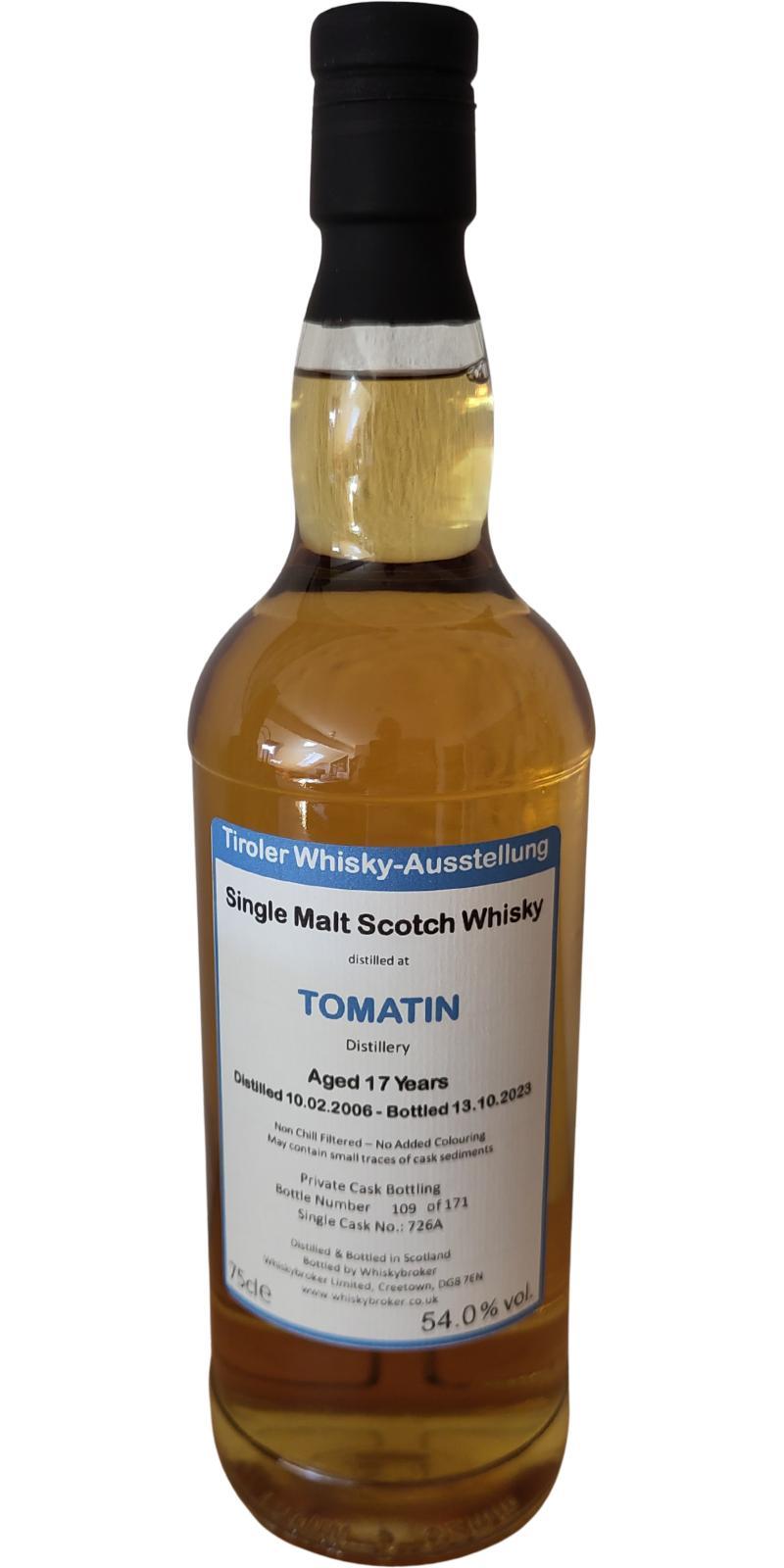 Tomatin 2006 WhB