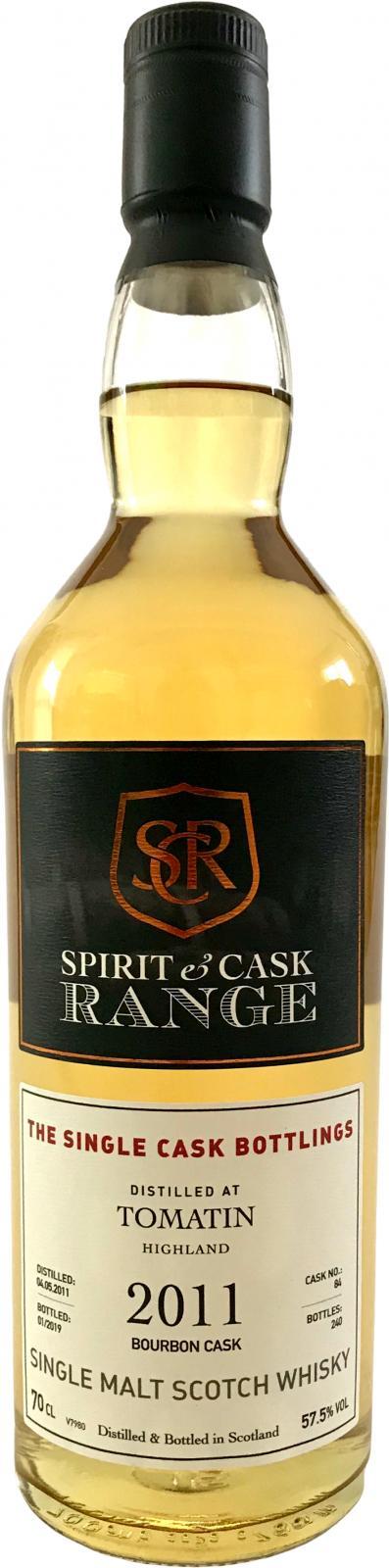 Tomatin 2011 Wx Spirit & Cask Range