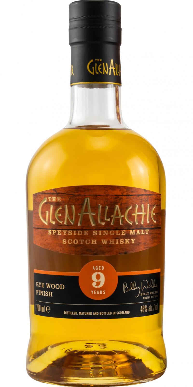 Glenallachie 09-year-old  Rye Wood Finish