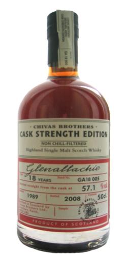 Glenallachie 1989  Chivas Brothers - Cask Strength Edition